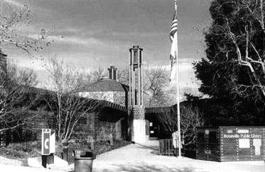 Roseville main downtown library from 1976